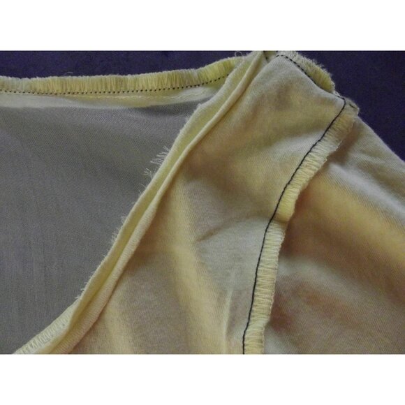 Leifnotes T-shirt Blouse Womens Small Yellow Gossamer Top ties Anthropologie - Picture 8 of 13